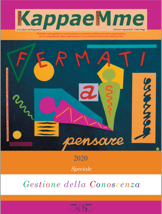 Cover KappaeMme Speciale GESTIONE DELLA CONOSCENZA 2020