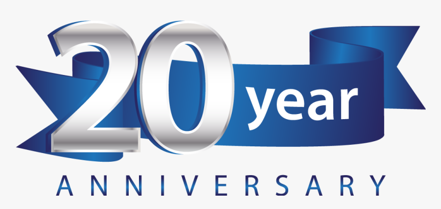 Image blue ribbon 20 years anniversary 634x300 px